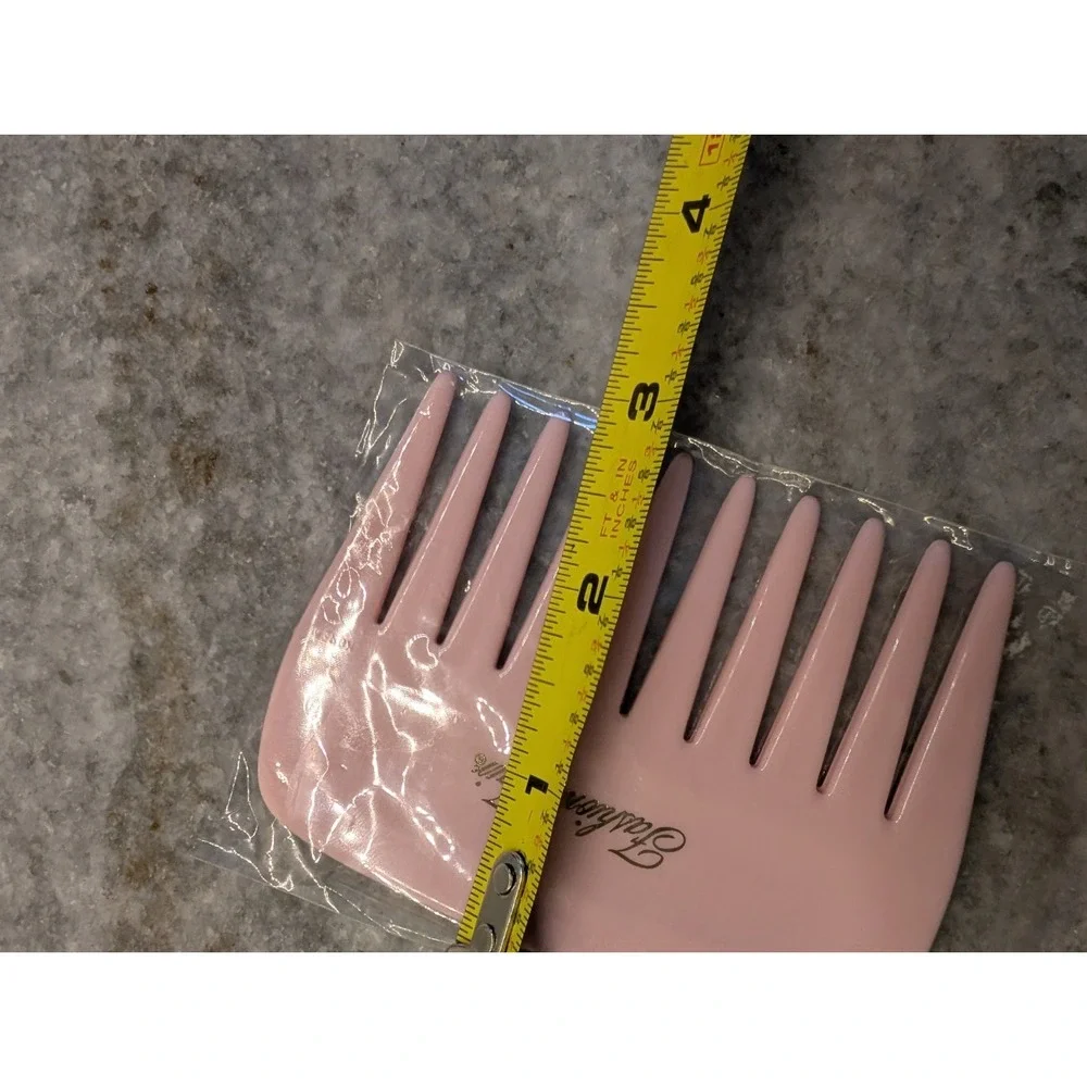 Vintage Fashion‎ Fair Wide Tooth Short Hair Comb Pick Hard Plastic, Brand New